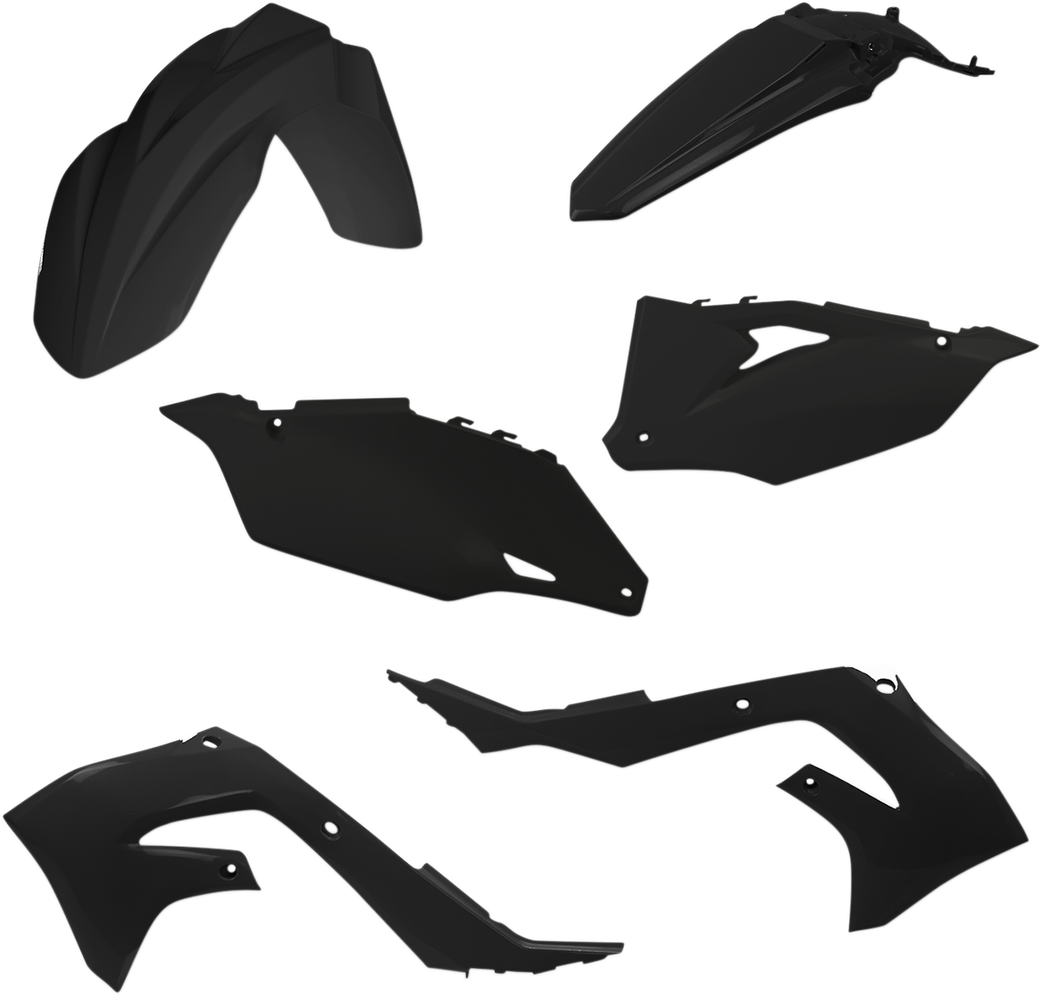 Acerbis Standard Body Kit Black 2736280001 Kawasaki KX250 KX250X 2021-2024