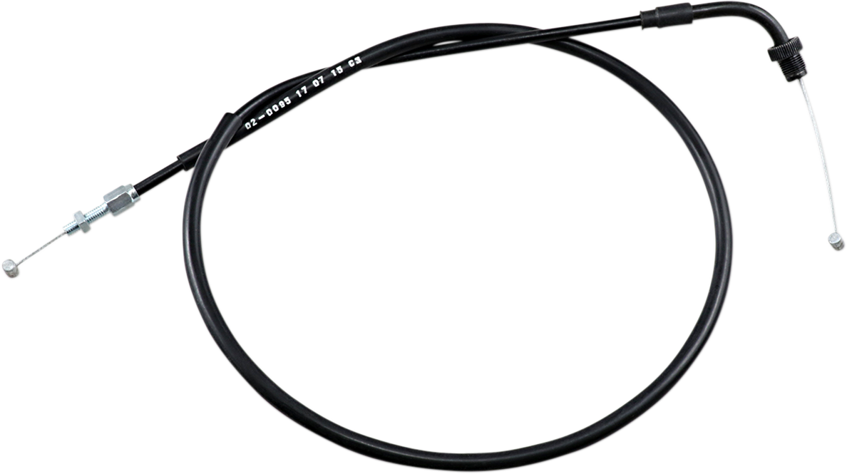 Black Vinyl Throttle Cable