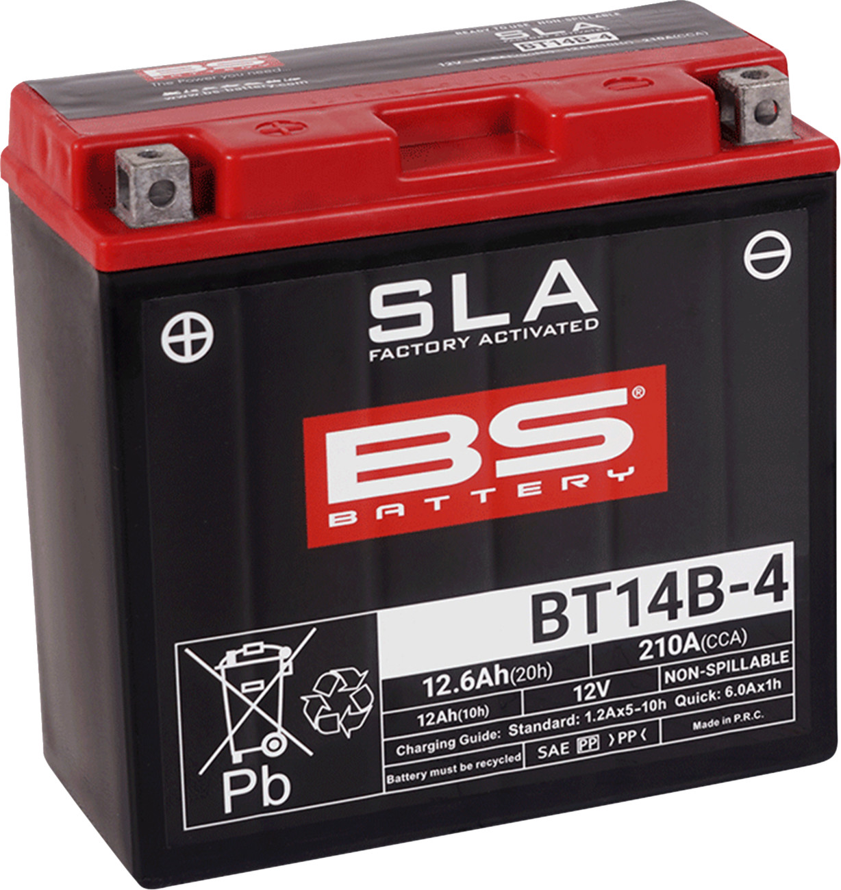 BS BATTERY SLA Factory- Activated AGM Maintenance-Free Battery