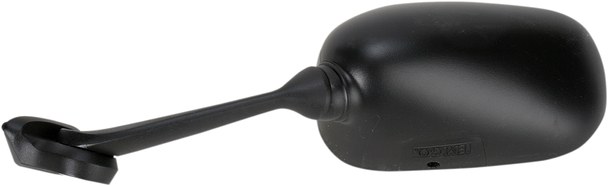 Emgo Mirror - Side View - Oval - Black - Left 2008-2012 Yamaha YZF-R6