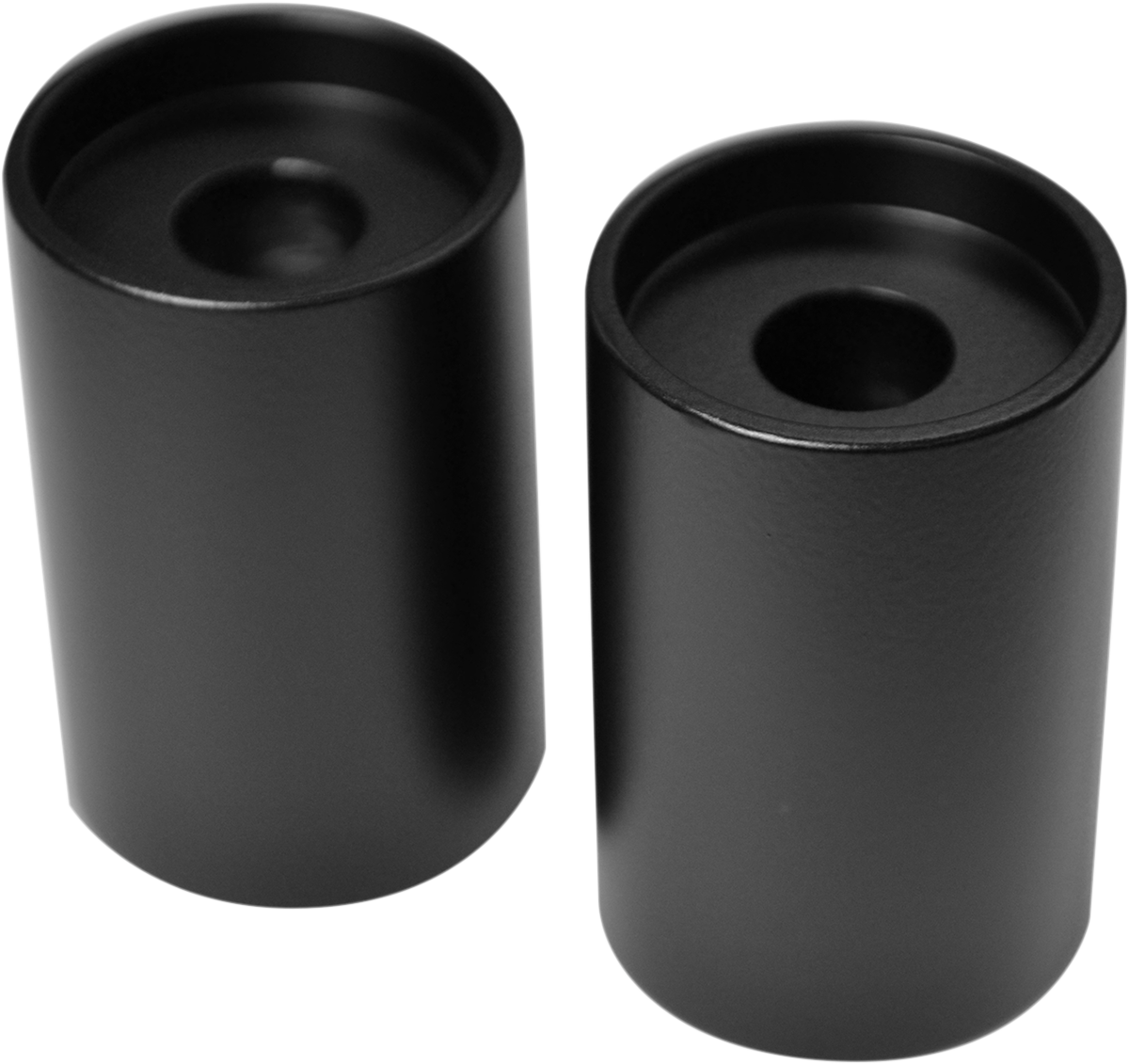 La choppers Handlebar Riser Extensions - 2" x 1-1/4" - Flat Black