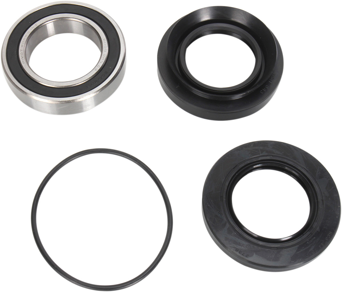 Pivot Works Wheel Bearing and Seal Kit Honda TRX420FE FourTrax Rancher 4X4 ES/TRX420FM FourTrax Rancher 4X4/TRX420FPE Rancher ES 4x4 w/ Power Steering 2007-2013 0215-0982