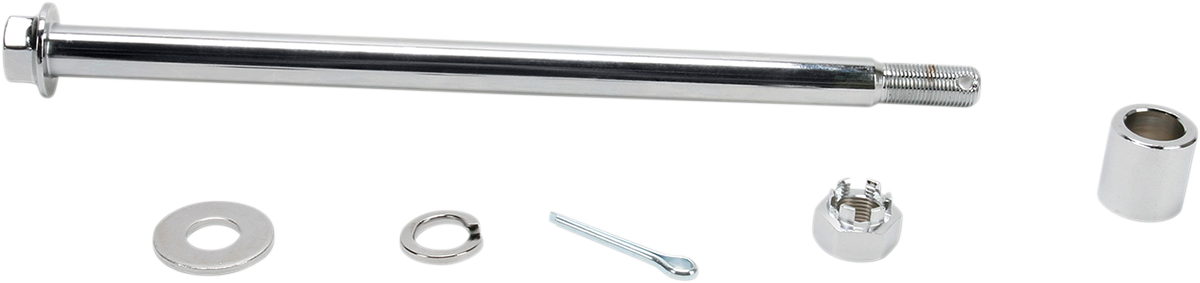 Drag specialties Axle Kit - Rear - Chrome - '82-'94 FXR Harley Davidson