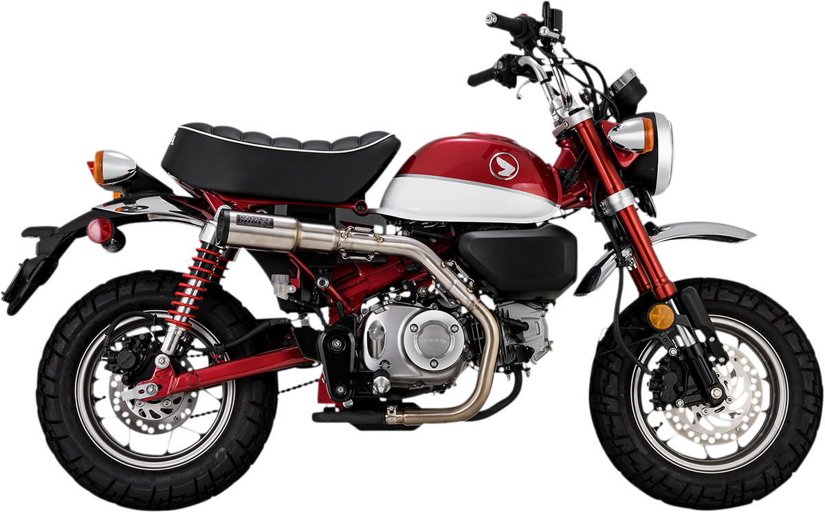 Vance & Hines Hi-Output Slip-On Brushed Honda Monkey Z125 2019-2025