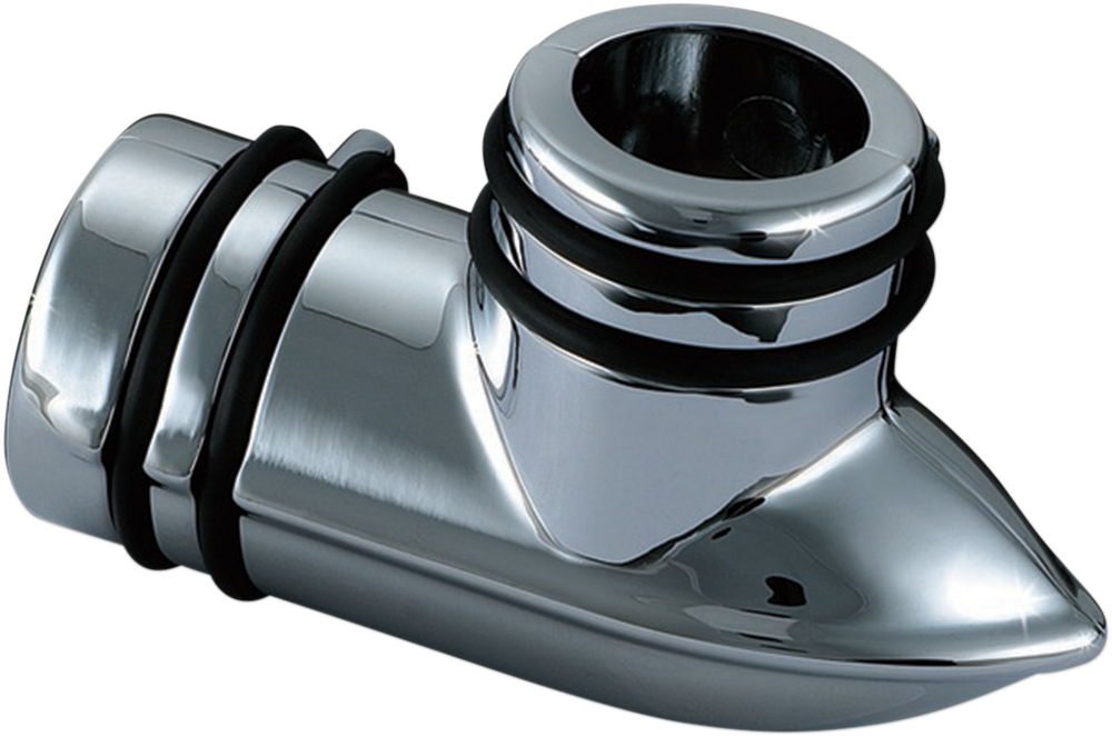 Kuryakyn 1521 Chrome Fuel Line Fitting Cover 0117 Harley