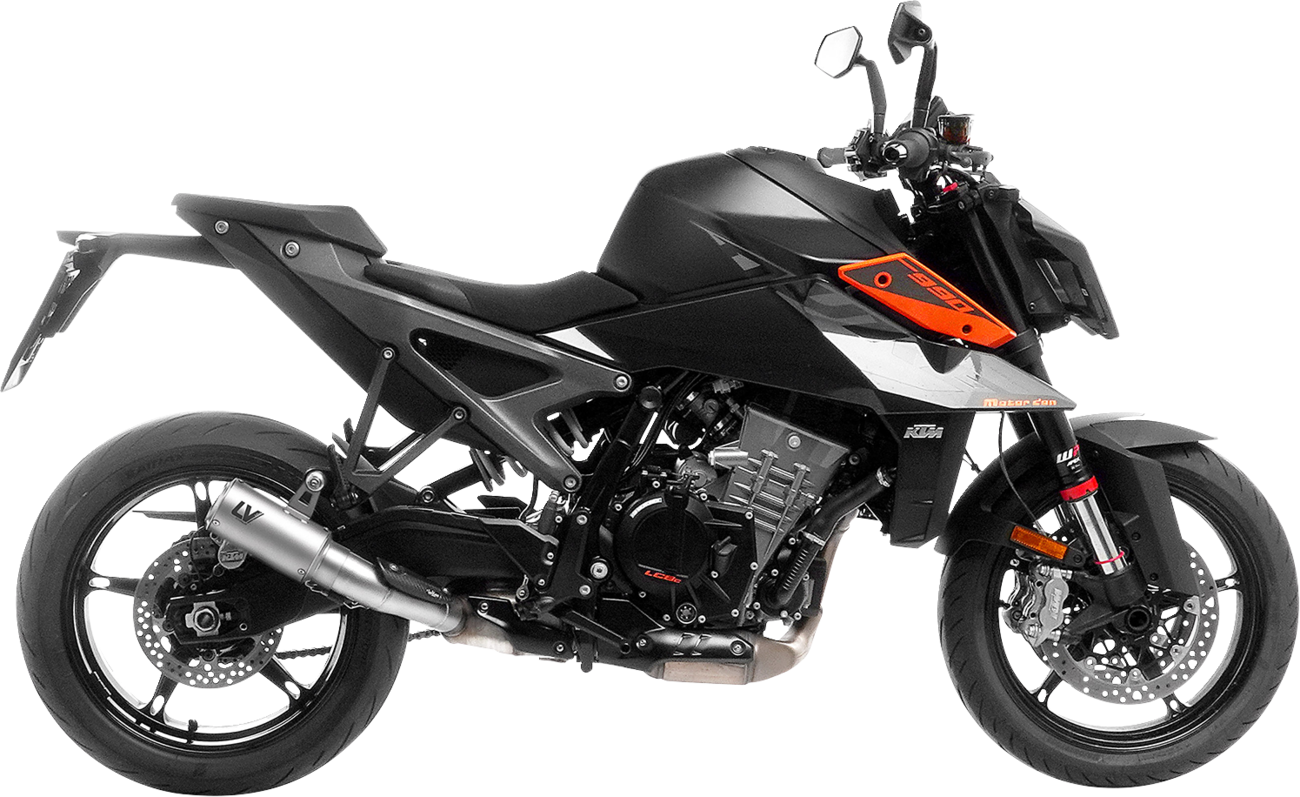 Leovince LV Corsa S Slip-On Muffler - Titanium - KTM 990 Duke
