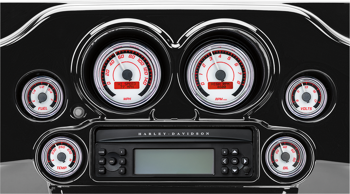 Dakota Digital MVX Two-Gauge Speedometer and Tachometer Kit For Harley 1996-2003