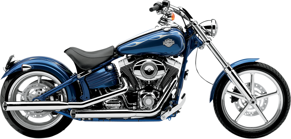 Cobra 3" Slip-On Mufflers For Harley Softail 2007-2017