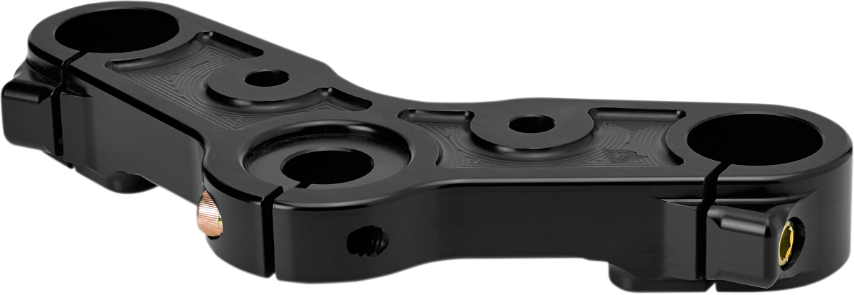 Joker machine Upper Triple Tree - Black Anodized - '10-'15 XL 1200X 2010-2015 Harley Davidson XL1200X Forty-Eight