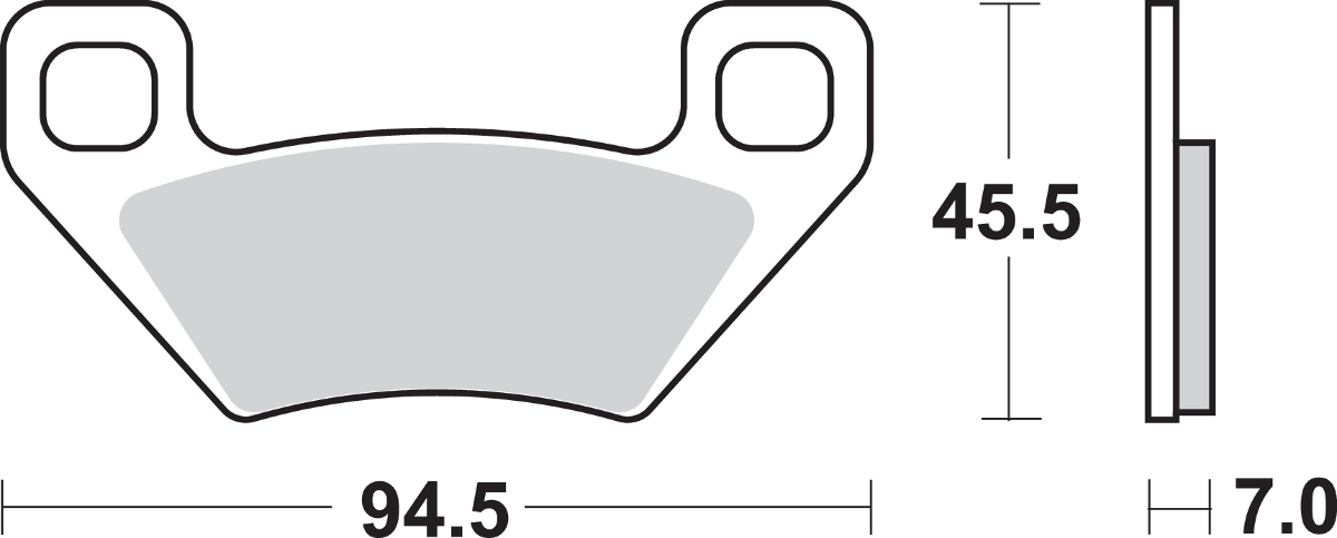 SBS ATS All-Terrain Sintered Brake Pads