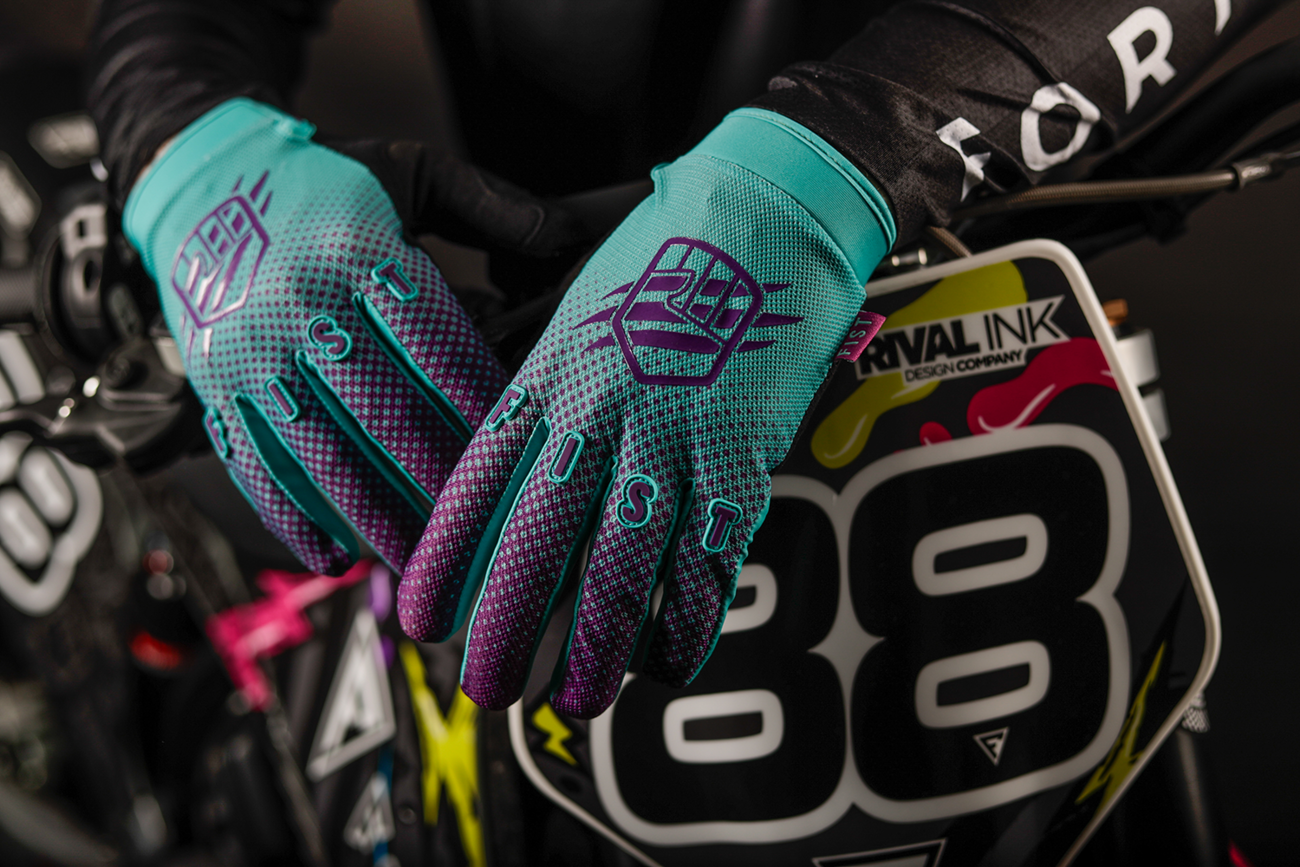 Fist Handwear Breezer Violet Halftone Gloves