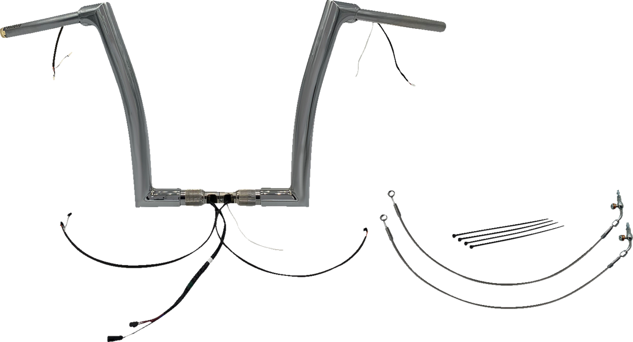 Fat Baggers Inc. 1 1/2" Wired Flat Top Handlebar Kit For Harley FLTRX / S 2015