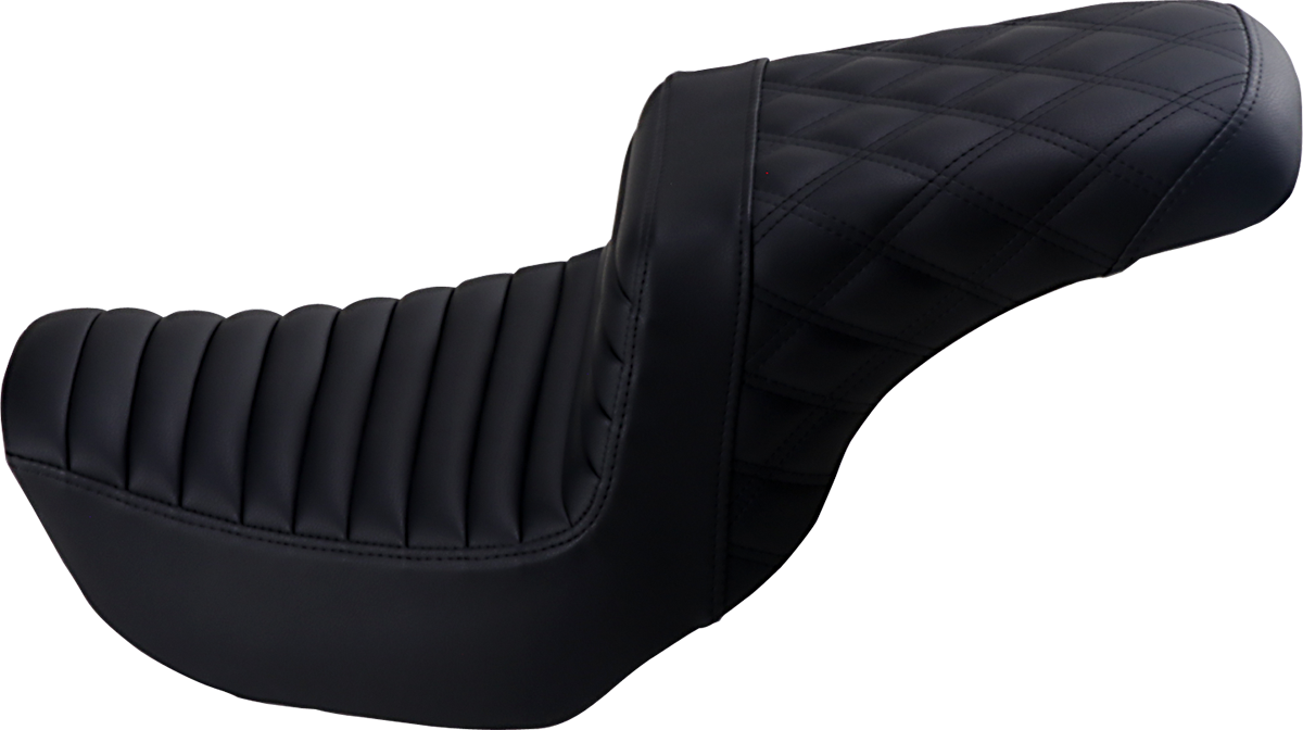 Saddlemen Step-Up TTR Tuck and Roll Seat For Harley Dyna 2006-2017