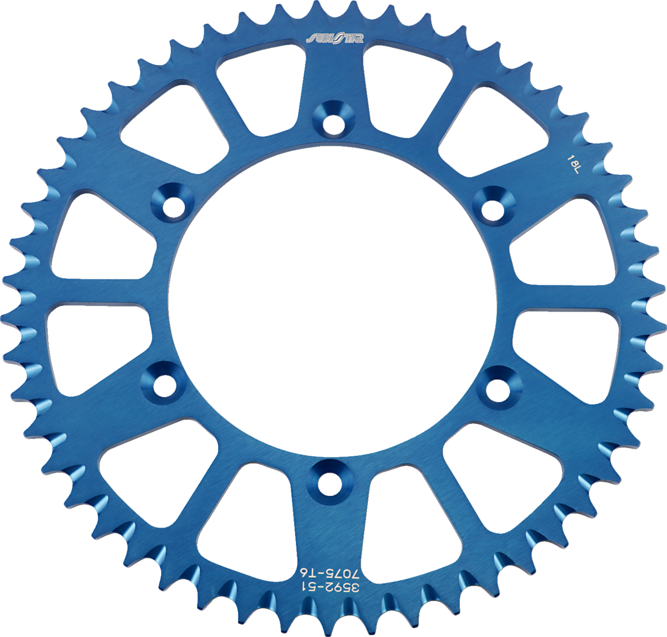 Sunstar sprockets Aluminum Rear Sprocket Honda/Yamaha 51T