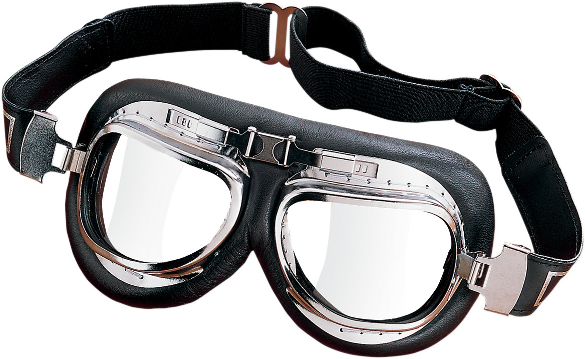 EMGO Contoured Roadhawk Leather Goggle
