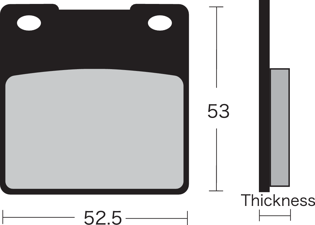 Vesrah Semi-Metallic Brake Pads Suzuki