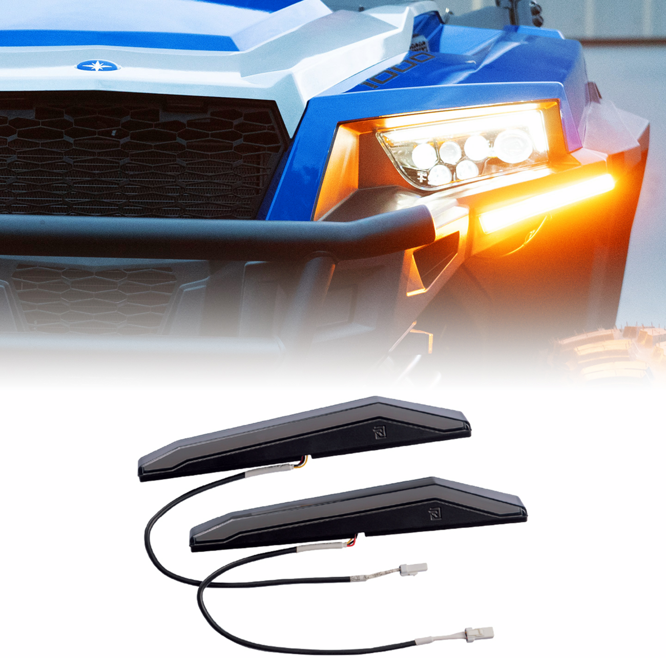 Ravek Apex Lights™ - Running - Amber - General Polaris