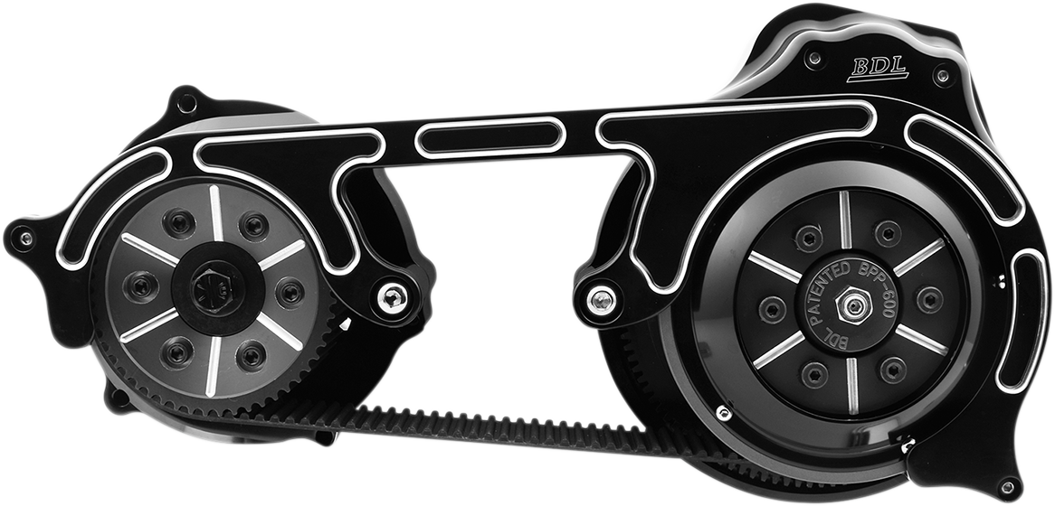 BELT DRIVES LTD. 2" Open Belt Drive Kit with 2-Piece Motor Plate