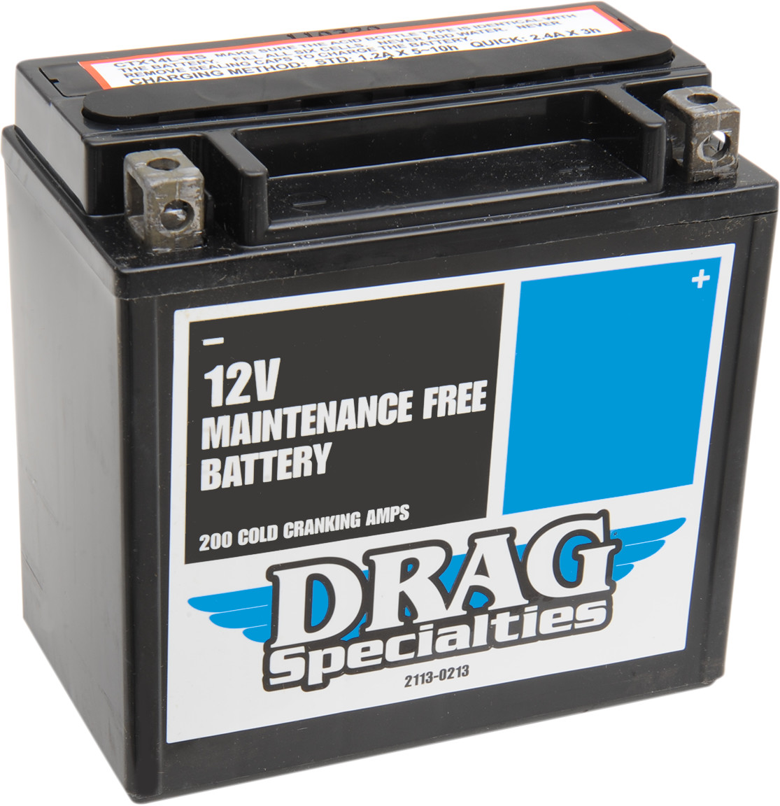 Drag Specialties AGM Maintenance-Free Battery