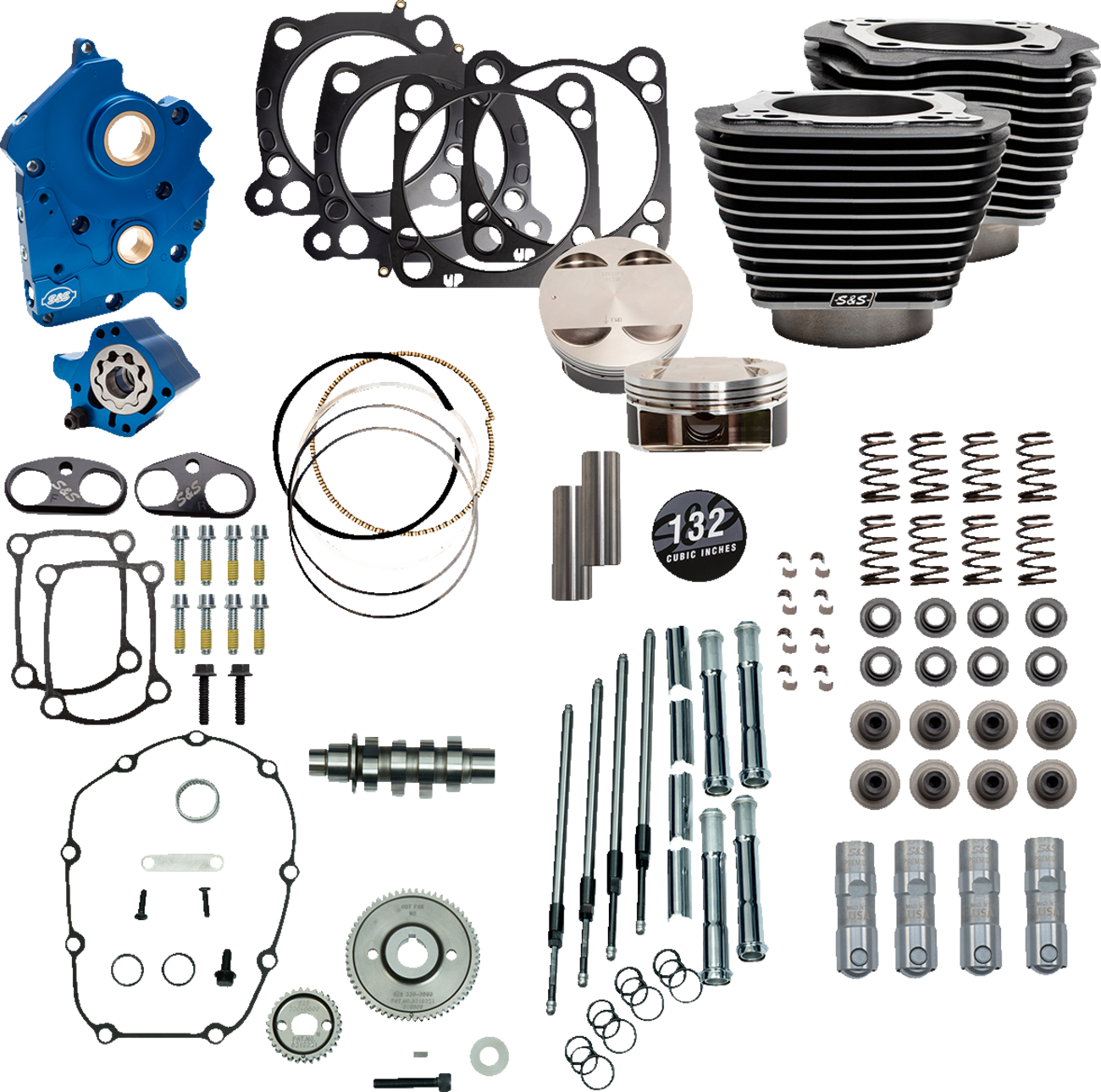 S&S CYCLE 132" Power Package Engine Performance Kit