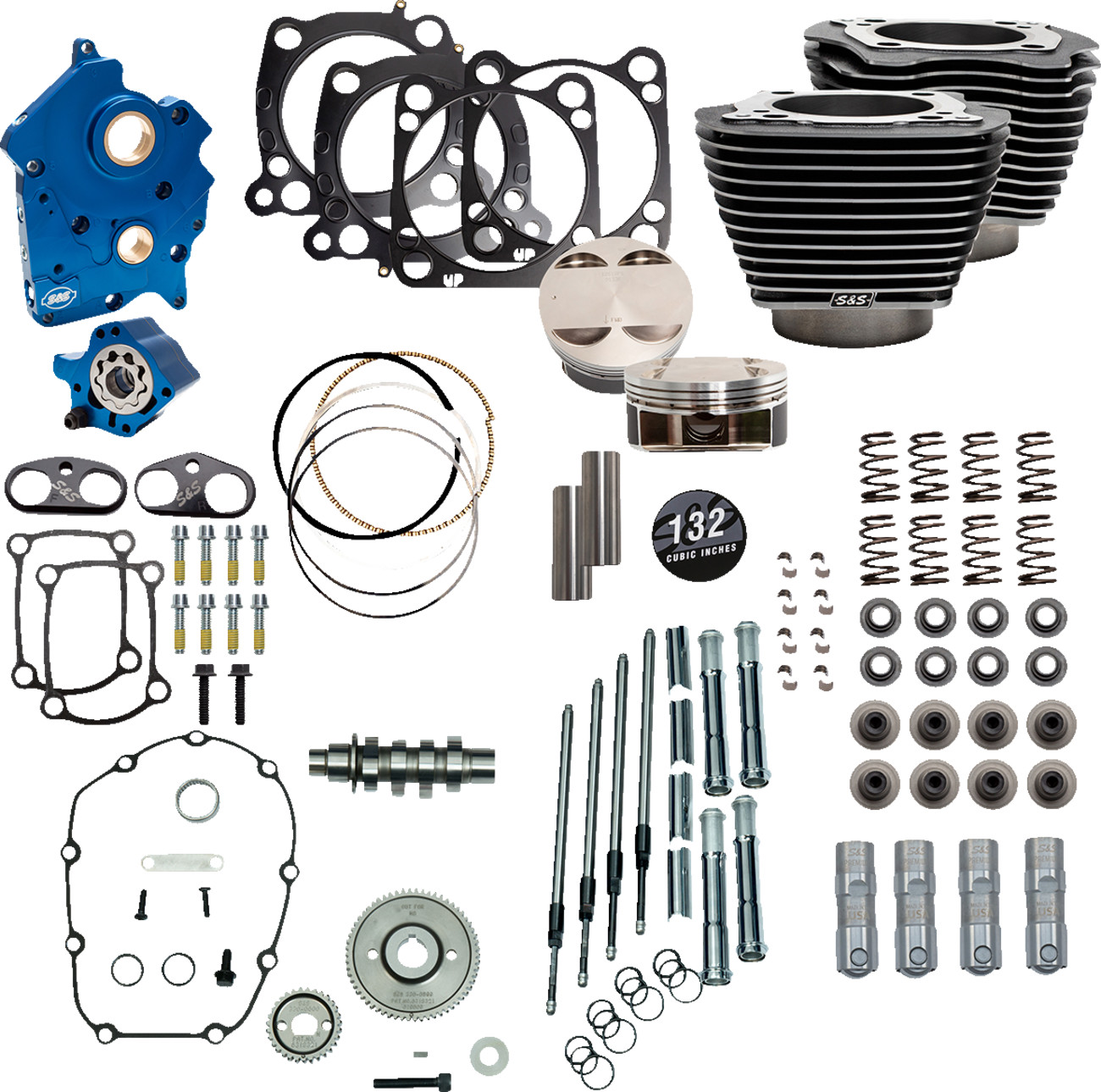 S&S CYCLE 132" Power Package Engine Performance Kit
