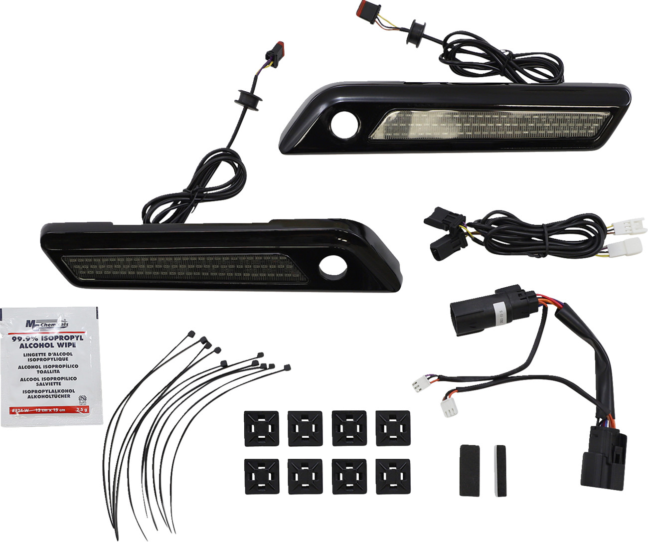 Custom Dynamics Dual Intensity Saddlebag Latch Lights With Housing For Harley Touring 2014-2025
