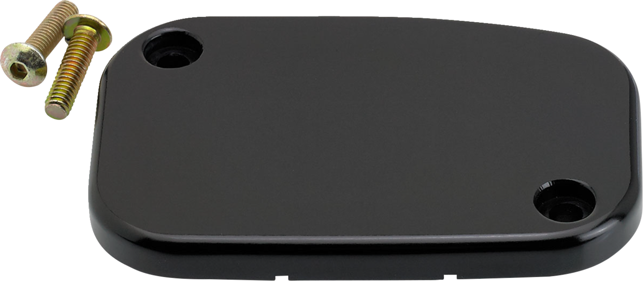 Joker machine Master Cylinder Cover - Hydraulic Clutch - Smooth - Black Harley Davidson