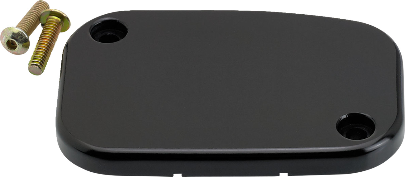 Joker machine Master Cylinder Cover - Hydraulic Clutch - Smooth - Black Harley Davidson