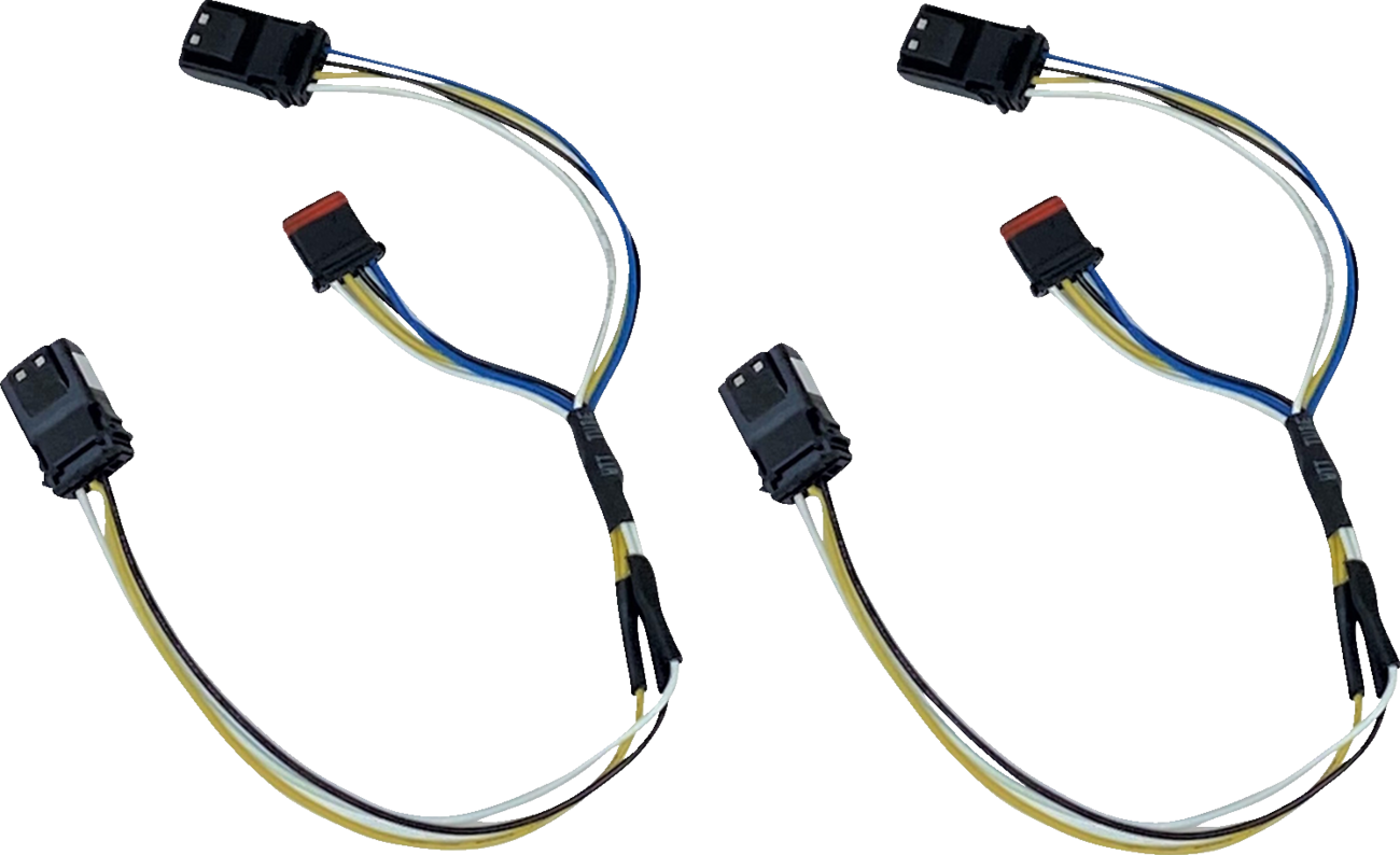 Custom Dynamics Micro Bullet Turn Signal Front Adapters For Harley Softail 2018-2025