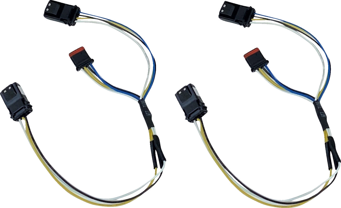 Custom Dynamics Micro Bullet Turn Signal Front Adapters For Harley Softail 2018-2025