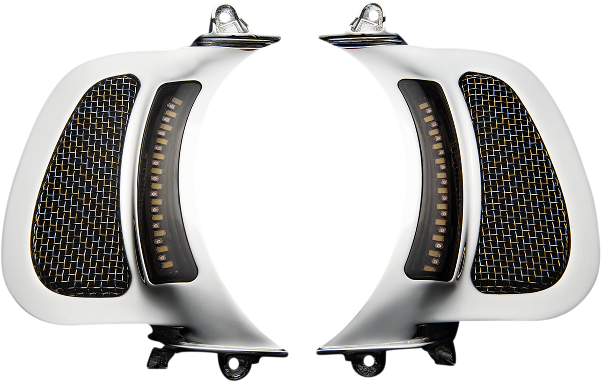 Custom Dynamics Dual Function LED Vent Insert For Harley Road Glide 2015-2025