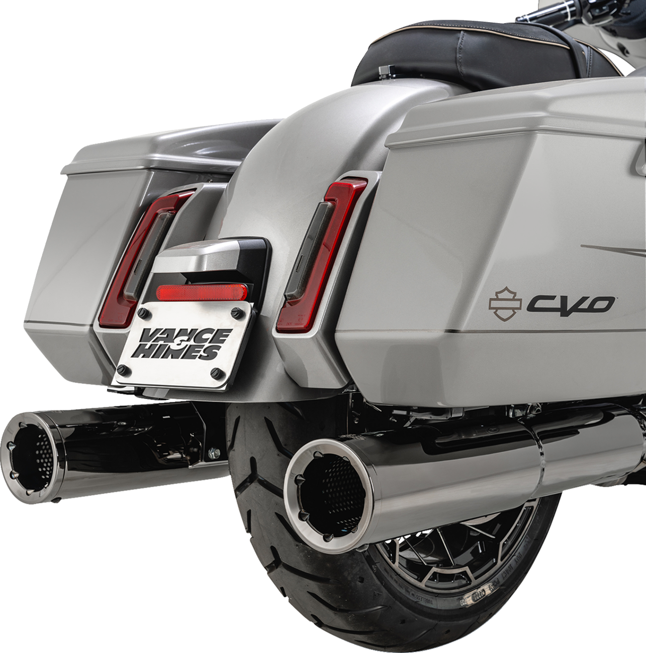 Vance & Hines 4 1/2" Hi-Output Slip-On Mufflers For Harley Touring 2017-2025