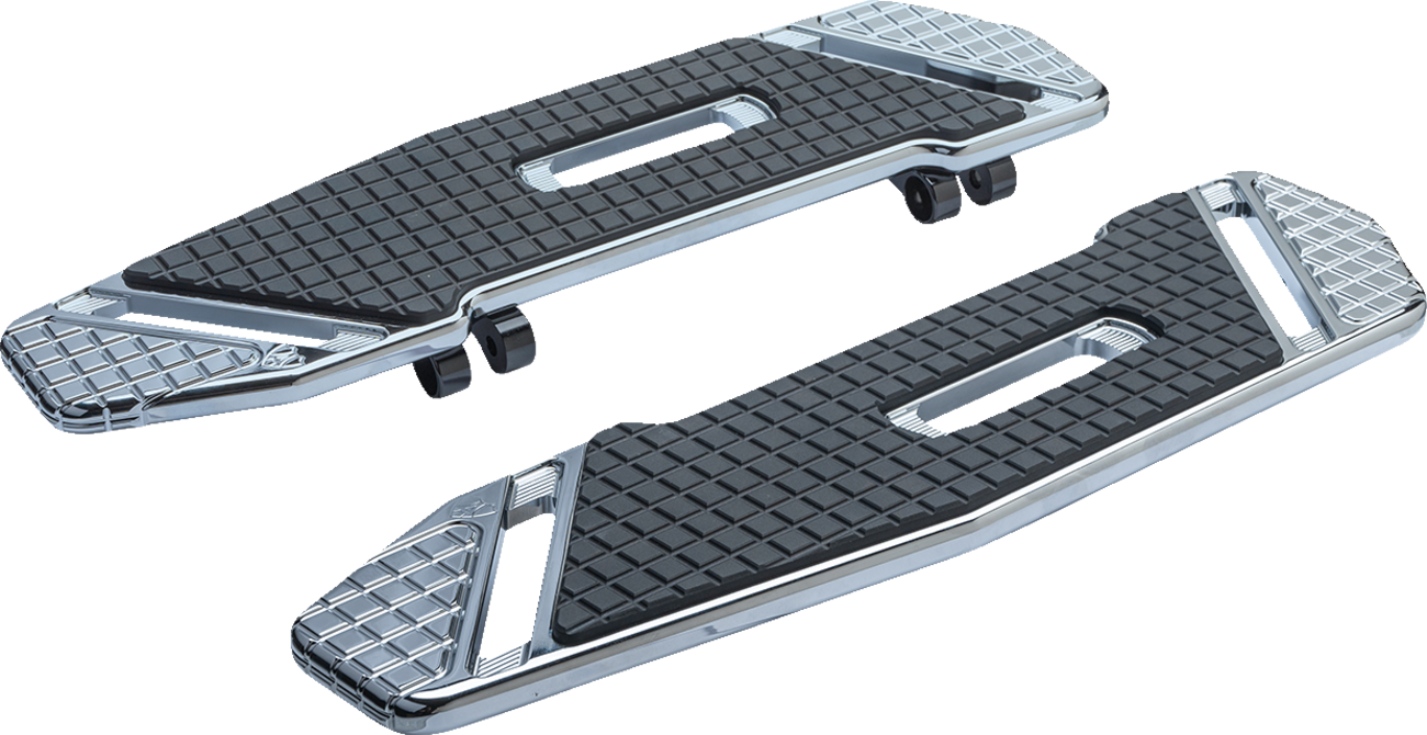 Arlen ness SpeedLiner Floorboards - Driver - Chrome Harley Davidson