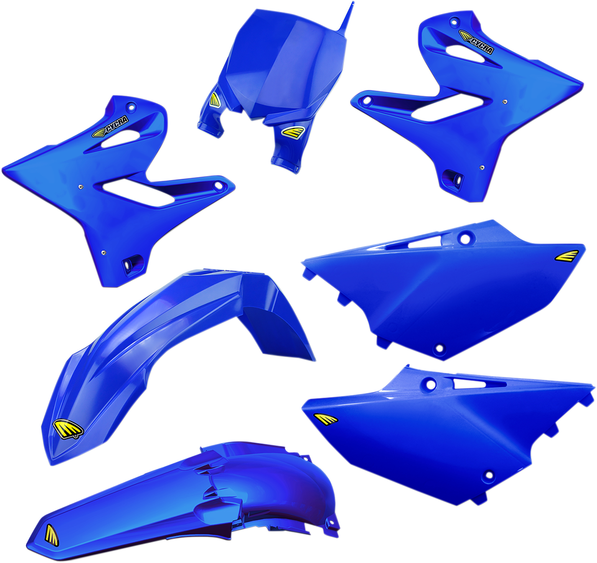 Cycra Body Kit - Powerflow - Blue - YZ 125/250/X Yamaha