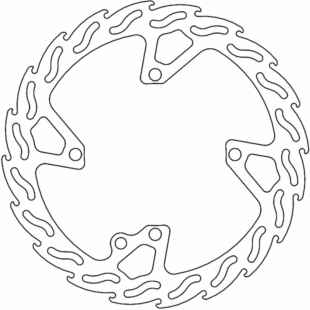 Moto-master Brake Rotor - Front - Flame Sherco