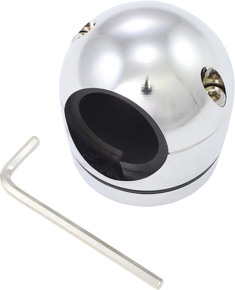 Drag specialties Handlebar Mount Clock - Chrome - For 1.25" Bar