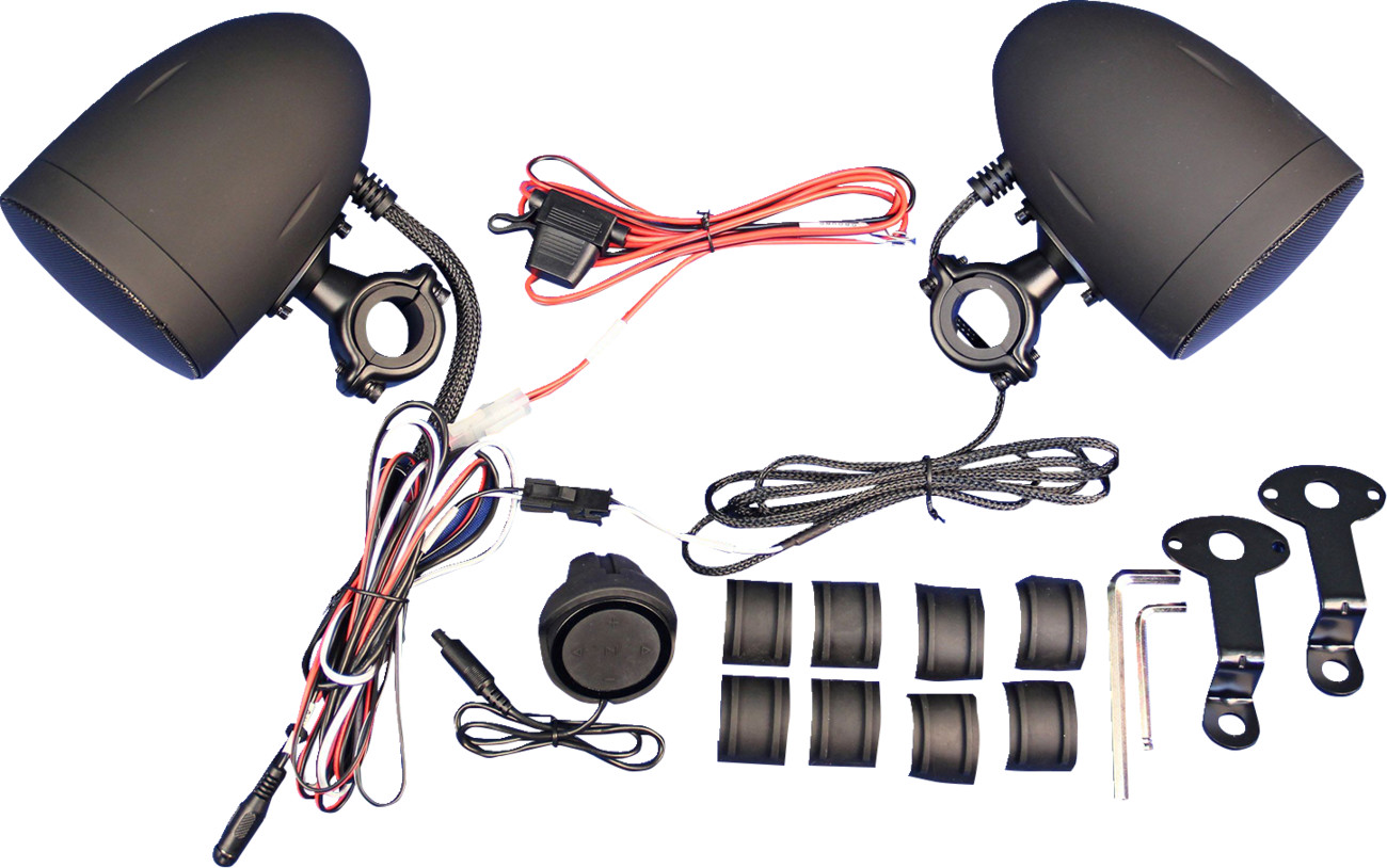 J & M Self-Amplified Handlebar Speakers