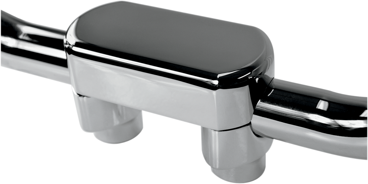 Drag specialties Handlebar Riser & Top Clamp Kit - 1-1/2" - Big Buffalo - Chrome