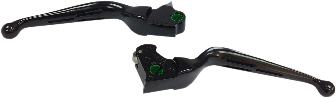 Drag specialties Levers - Slotted - Black 2015-2016 Harley Davidson FLRT Freewheeler / 2014-2016 Harley Davidson FLHTCUTG Tri Glide Ultra