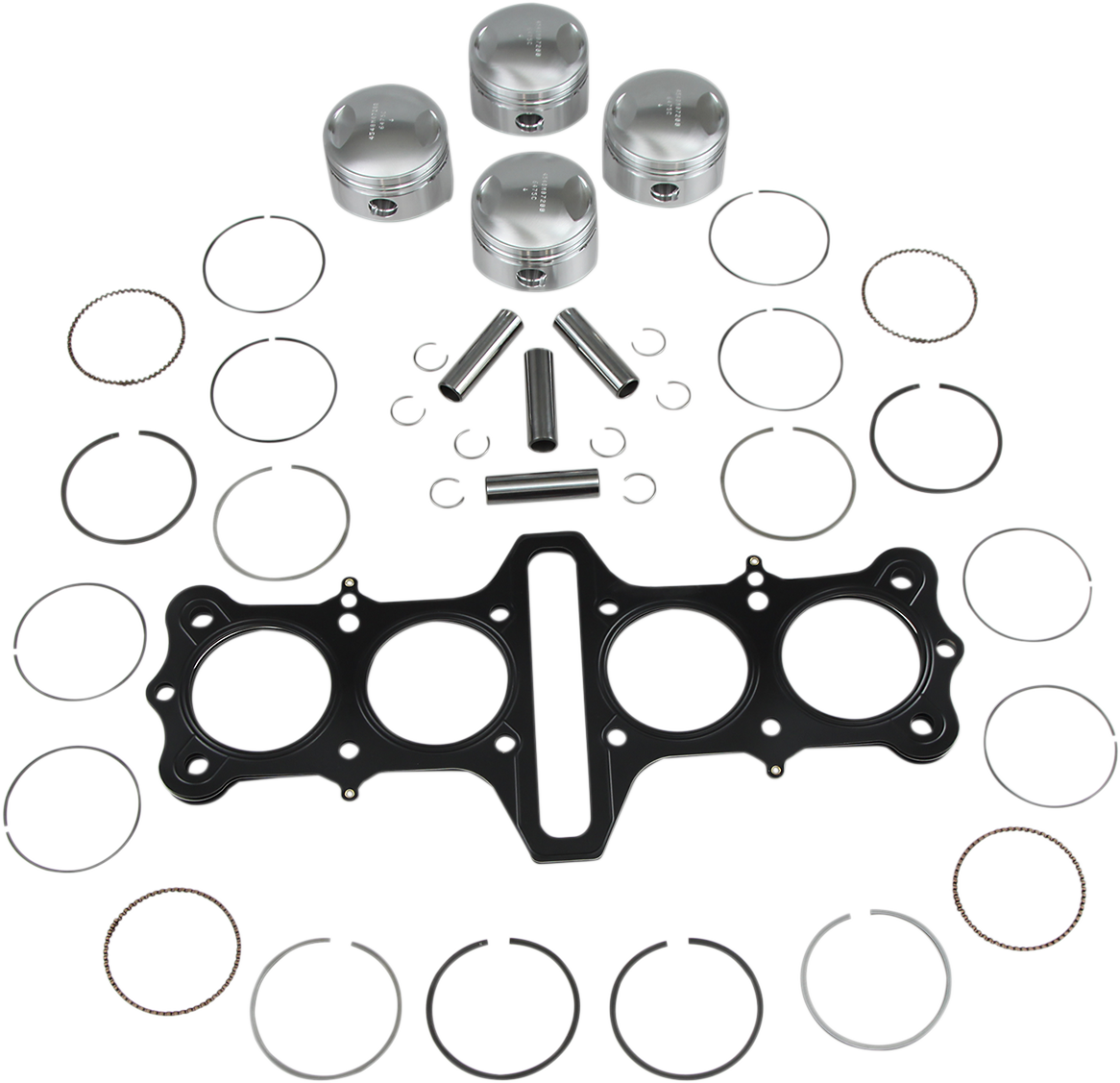 Wiseco Piston Kit with Gasket - 72.00 mm - Kawasaki Kawasaki