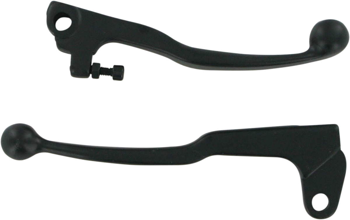 Parts unlimited Shorty Power Lever Set - Black Suzuki