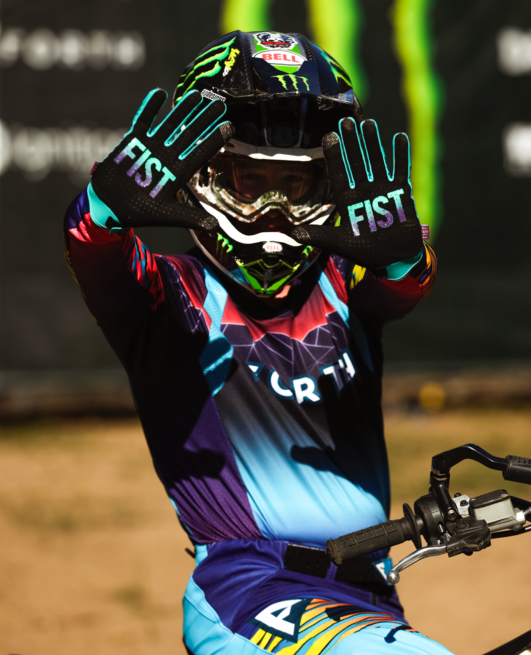 Fist Handwear Breezer Violet Halftone Gloves