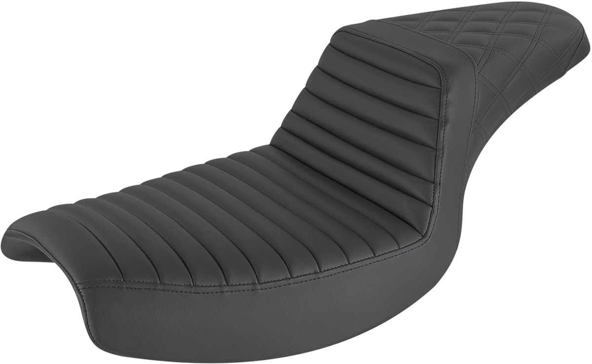 Saddlemen Step-Up TTR Tuck and Roll Seat For Harley FXR 1982-2000