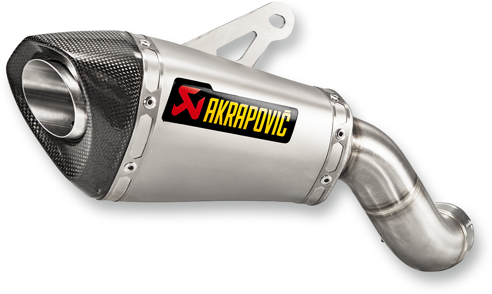 AKRAPOVIC (S-K9SO4-ASZT) Slip-On Line Muffler -- Tapered | Muffler - Titanium