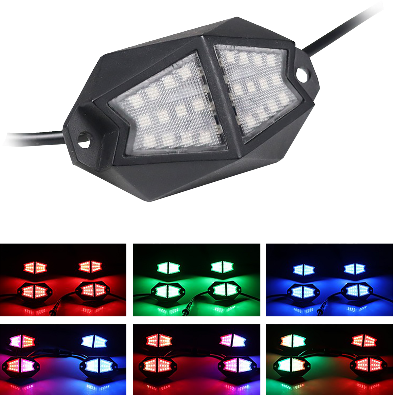 WHIPITLIGHTRODS LED Rock Light Kit