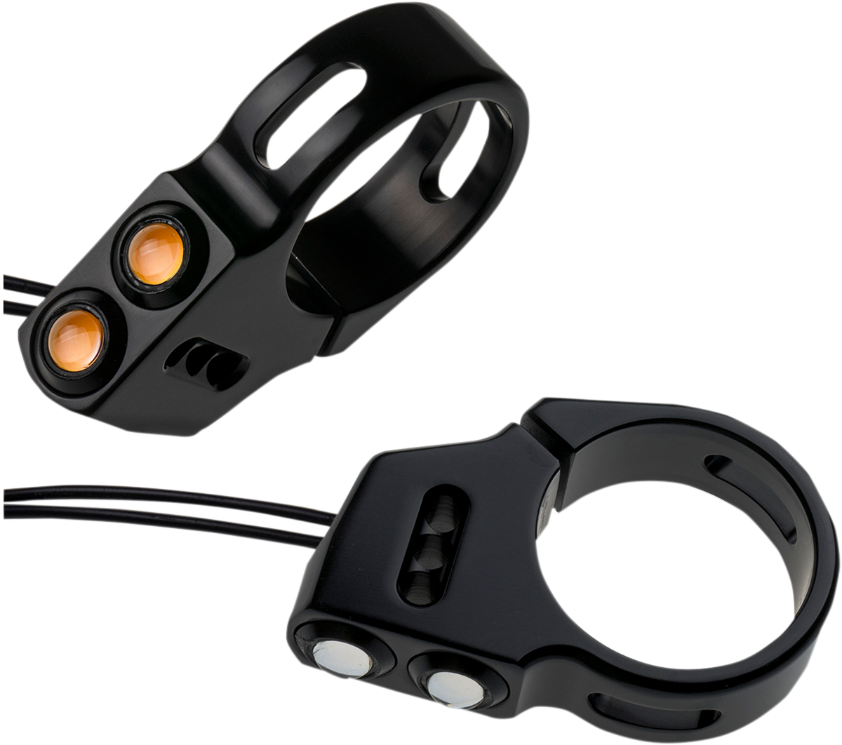 JOKER MACHINE Rat Eye LED Fork Mount Turn Signals