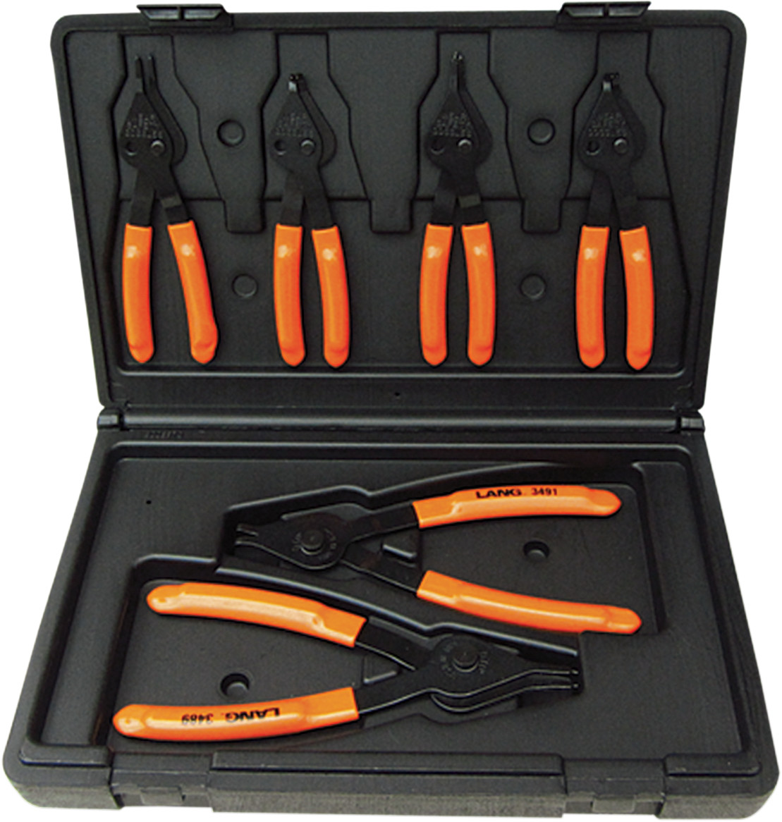 LANG TOOLS 6-Piece Snap Ring Plier Set