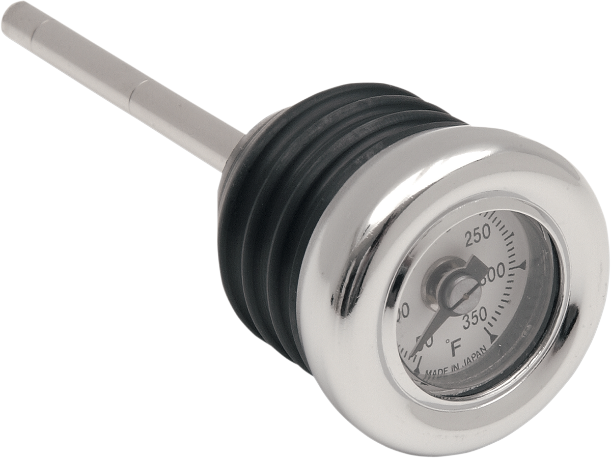 Drag specialties Oil Plug - With Temperature Gauge - 2.87" Harley Davidson