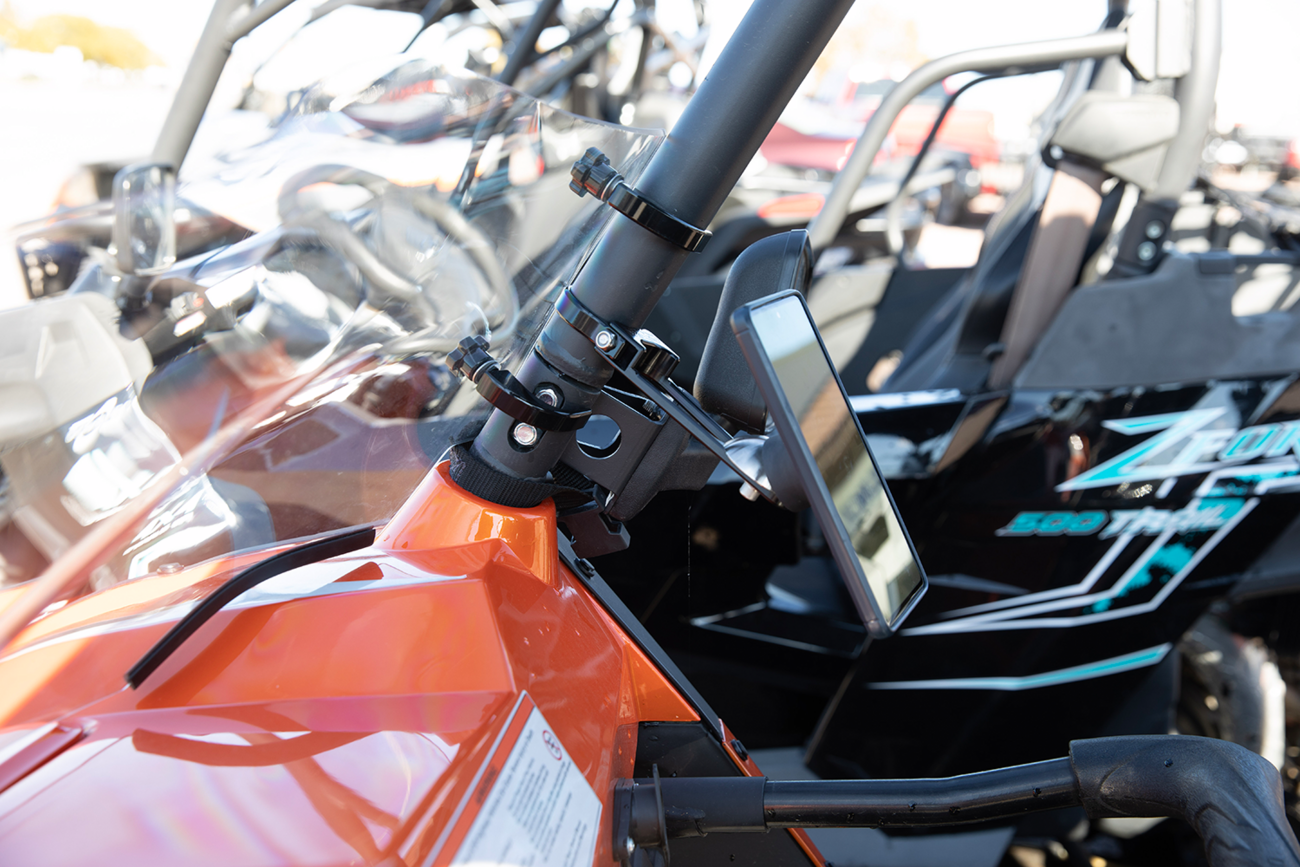Klock Werks iOmount Offset Roll Cage Phone Mount