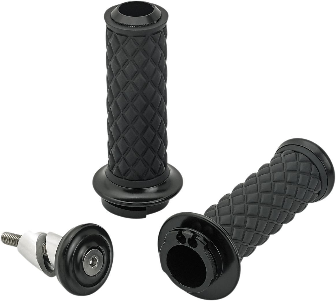 Biltwell Alumicore Grips For Harley With Dual Cable Throttle